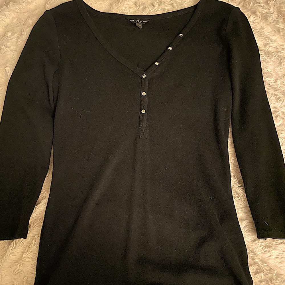 🔥Guess 3/4 sleeve top - Picture 3 of 4